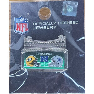 GREEN BAY PACKERS VS‎ DALLAS COWBOYS – JANUARY 15, 2017 – GAME DAY PIN – NEW